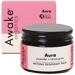Awake Organics Aura Natural Deodorant Balm - Lavender & Lemongrass