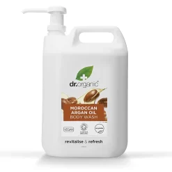 Dr Organic Moroccan Argan Oil Body Wash 5L With Dispenser Pump