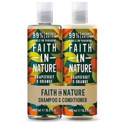 Faith In Nature Grapefruit & Orange Banded Shampoo & Conditioner