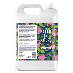 Faith In Nature Wild Rose Body Wash - 5L