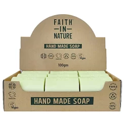 Faith In Nature Box Of 18 Unwrapped Natural Hand Made Aloe Vera Soaps