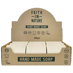 Faith In Nature Box Of 18 Unwrapped Natural Hand Made Coconut Soaps