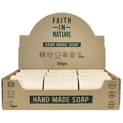 Faith In Nature Box Of 18 Unwrapped Natural Hand Made Lavender Soaps